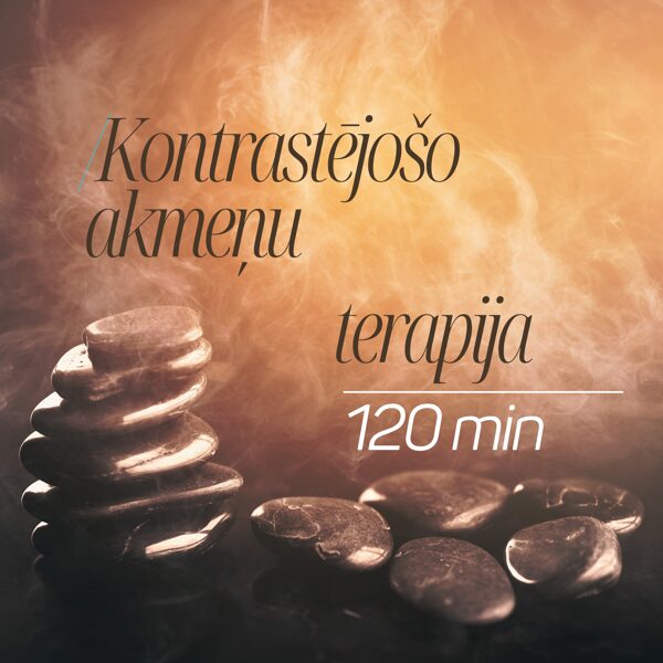 Kontrastējošo akmeņu terapija (120 min)