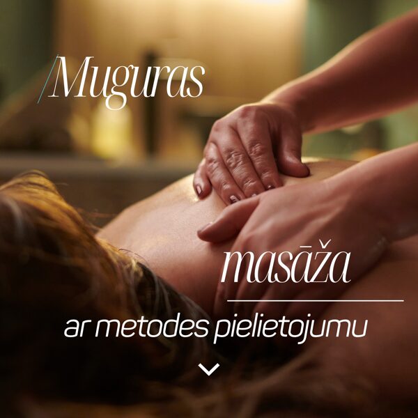 Muguras masāža (45 min)